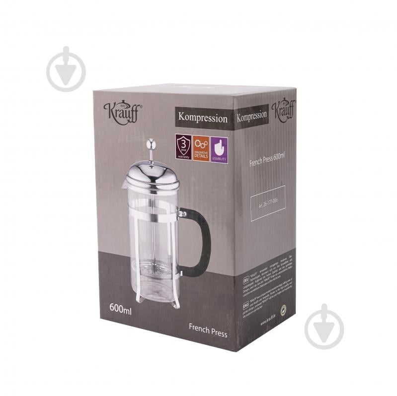 Френч-пресс Krauff 600 мл 26-177-006 - фото 6