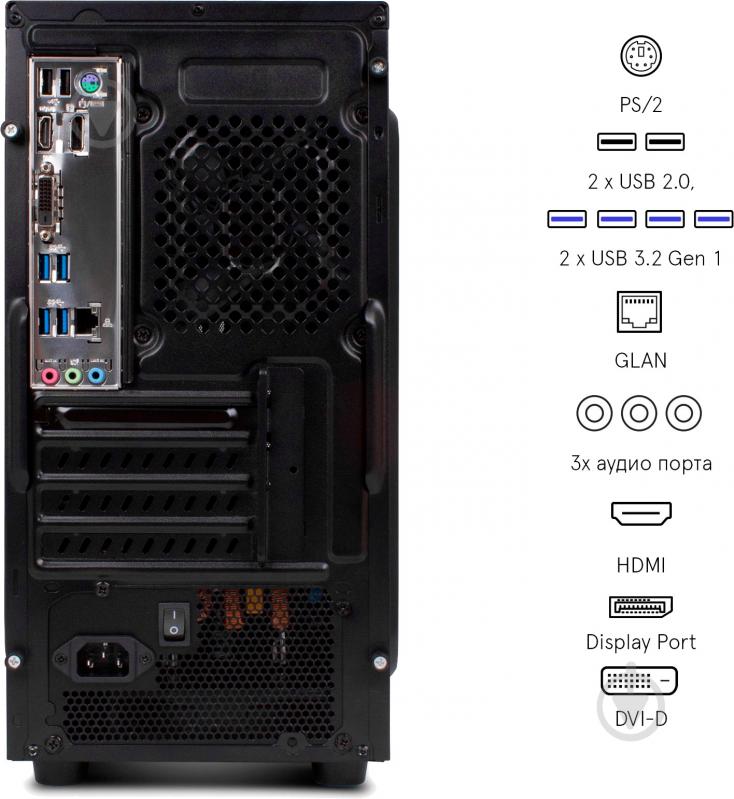 Компьютер Everest Business 3030 (3030_1604) black - фото 9