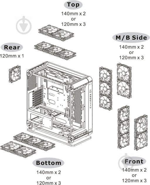 Корпус Thermaltake Core P6 TG (CA-1V2-00M1WN-00) - фото 11