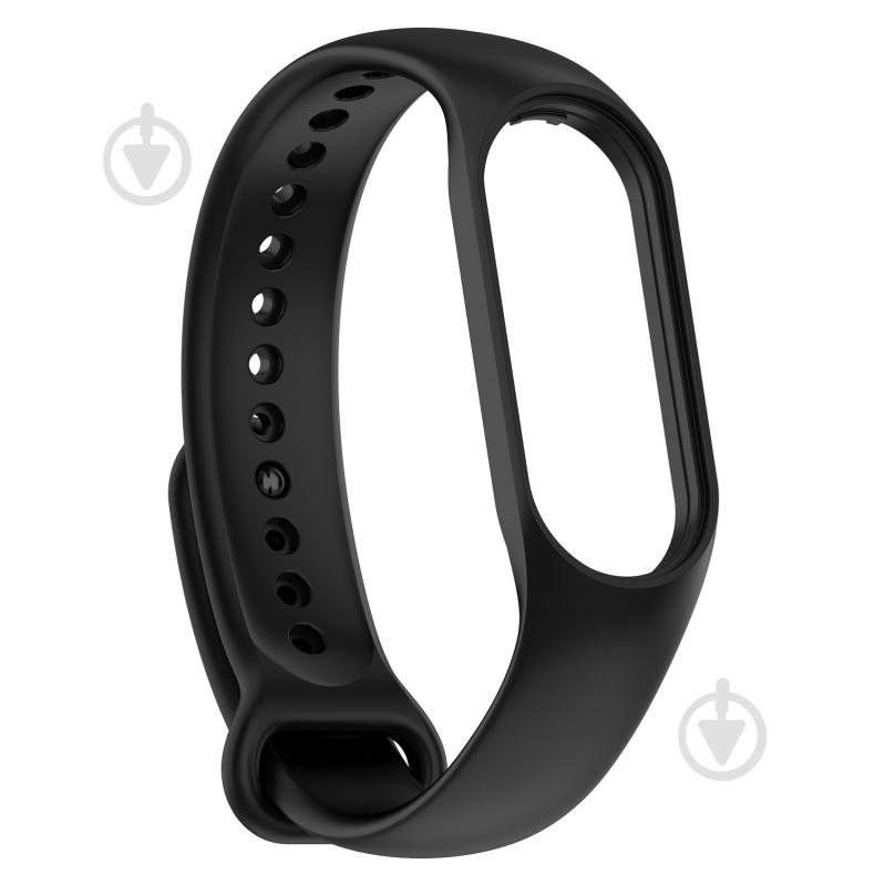 Ремінець Armorstandart для Xiaomi Mi Band 7/6/5 New Style Black (ARM61894) - фото 1