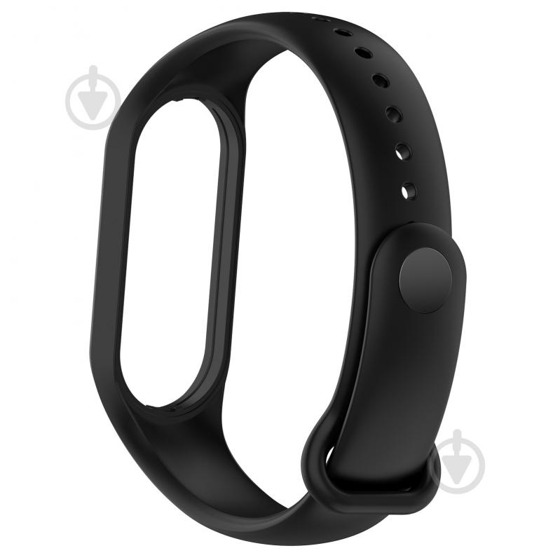 Ремінець Armorstandart для Xiaomi Mi Band 7/6/5 New Style Black (ARM61894) - фото 2