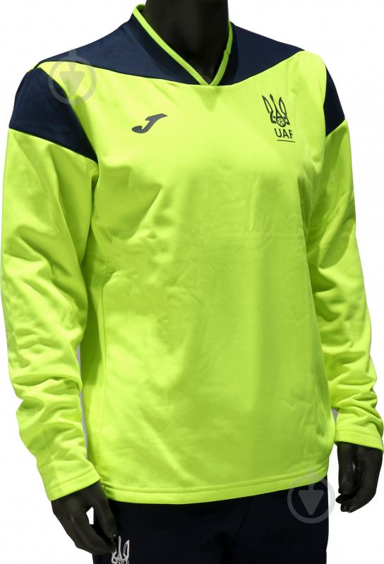 Джемпер Joma SUDADERA ENTRENA. OPC. D FED. FUTBOL UCRANIA AT11302A1401 р.2XL желтый - фото 2