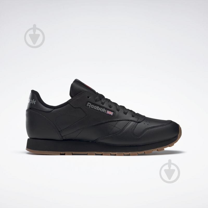 Кросівки Reebok CL LTHR 49800 р.9 чорний - фото 1