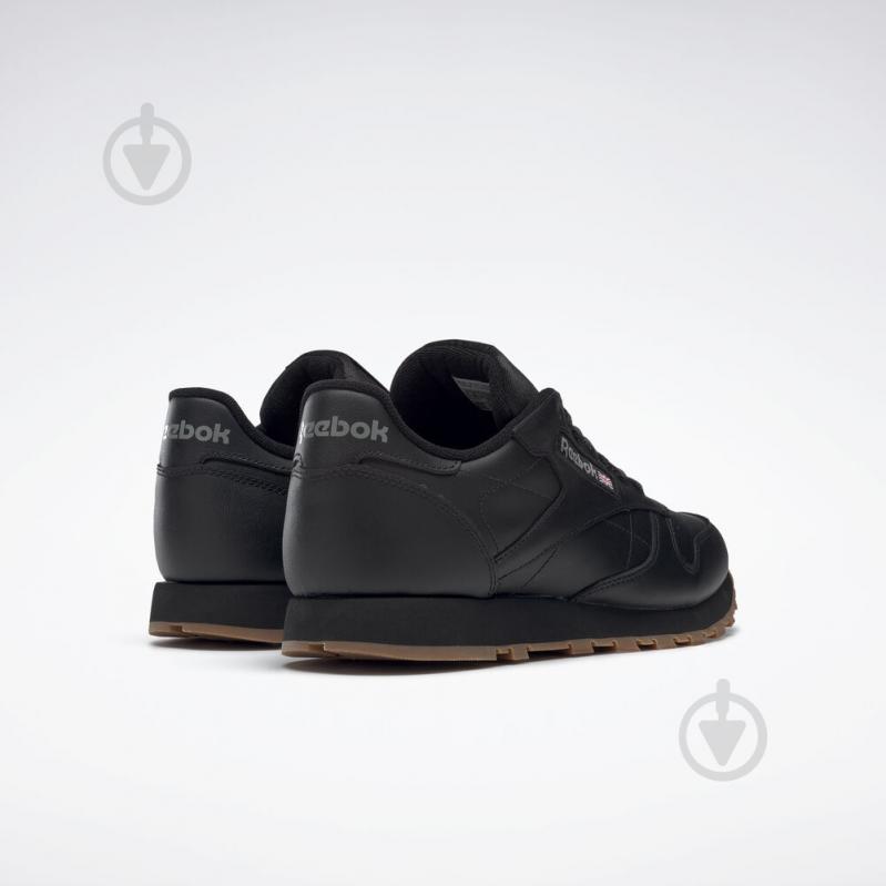 Кросівки Reebok CL LTHR 49800 р.9 чорний - фото 4