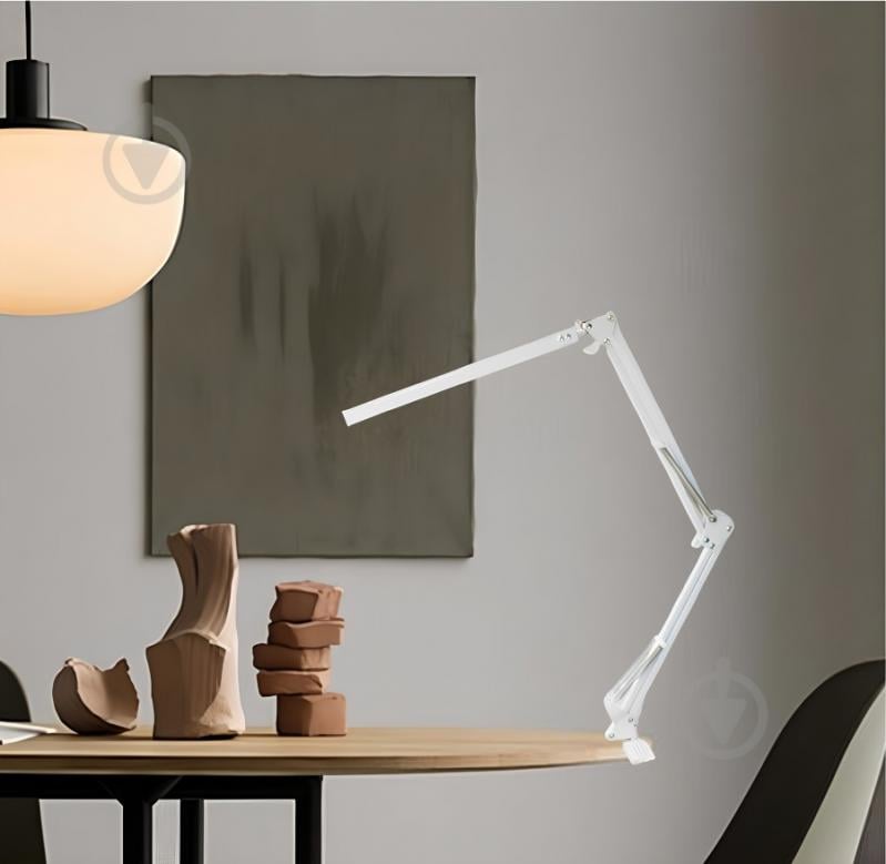 Настільна лампа Electro House FocusPro 1x11 Вт без цоколя білий EH-LMT-11W - фото 4