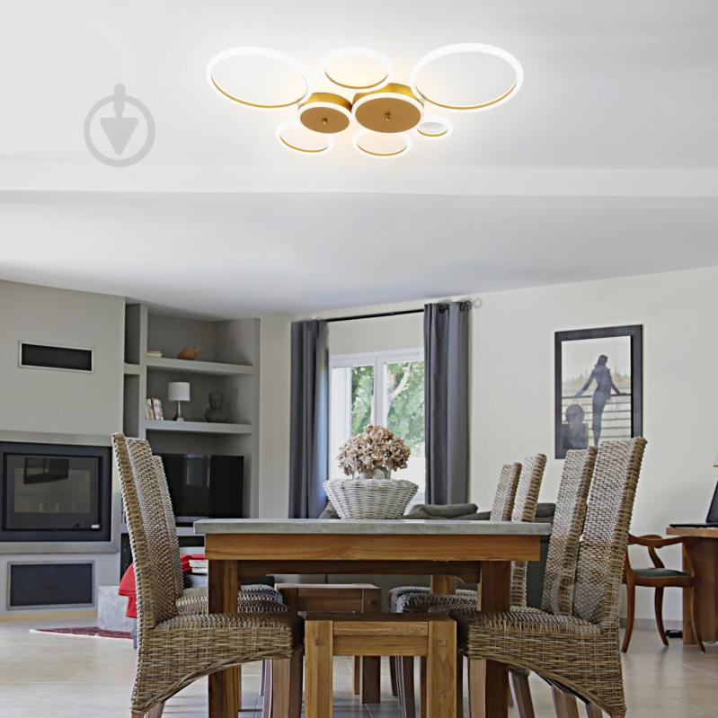 Люстра світлодіодна Sirius N 3837 GD 172 Вт золото - фото 5