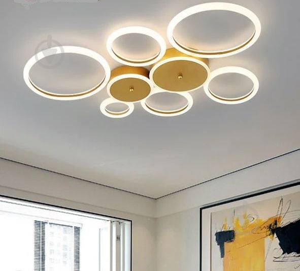 Люстра світлодіодна Sirius N 3837 GD 172 Вт золото - фото 1