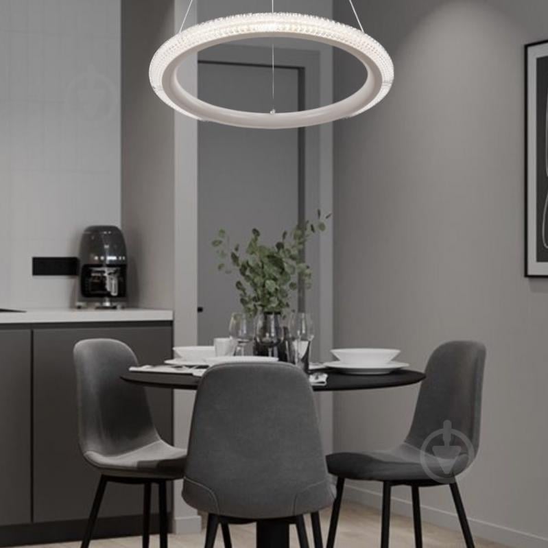 Люстра світлодіодна Sirius B S2030/1 38W 1x38 Вт без цоколя білий - фото 4