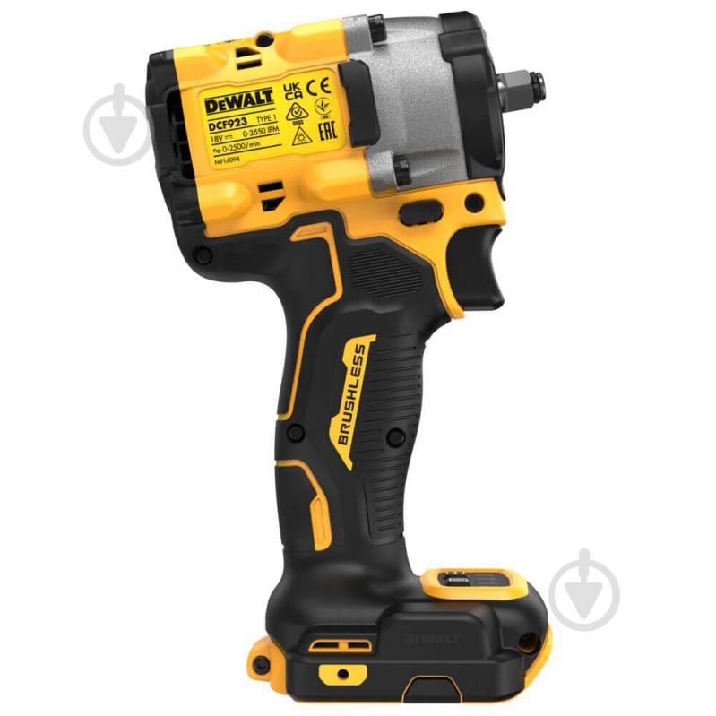 Гайковерт ударный аккумуляторный DeWalt DCF923N - фото 4