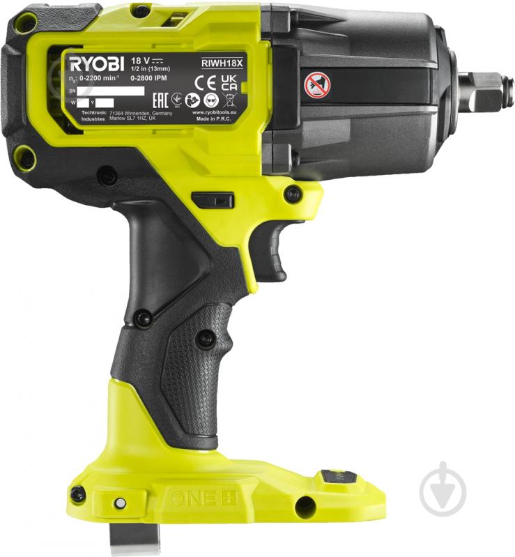 Гайковерт ударный аккумуляторный RYOBI ONE+ НР RIWH18X-0 - фото 3