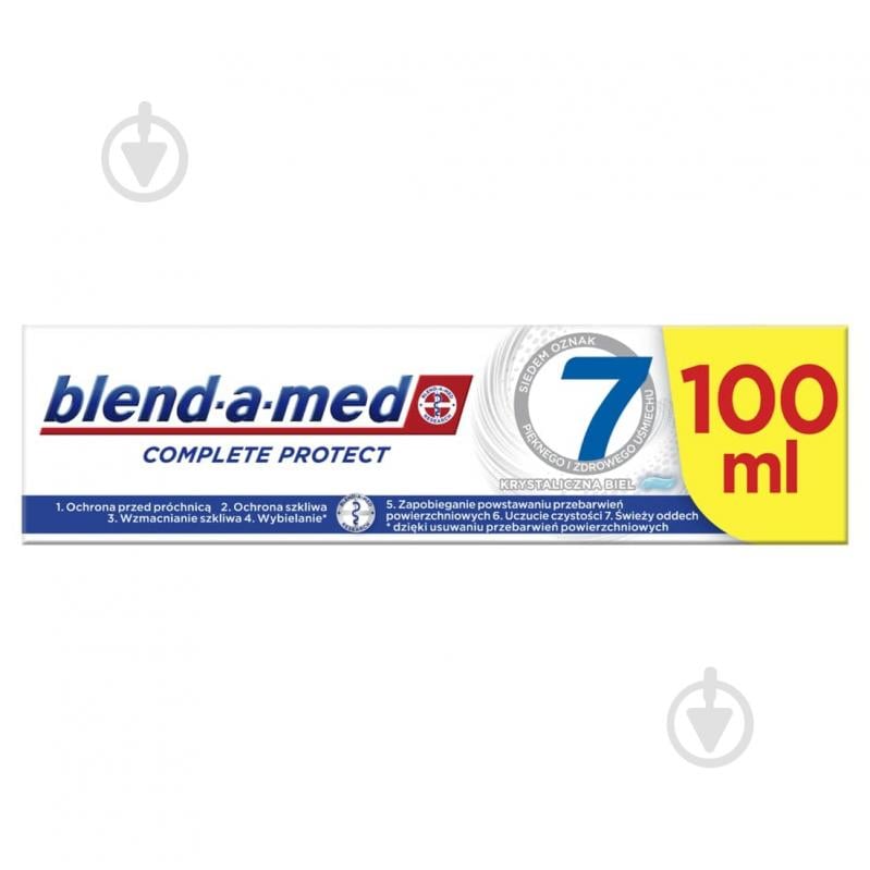 Зубная паста Blend-a-Med Complete Protect 7 Кристальная Белизна 100 мл - фото 2
