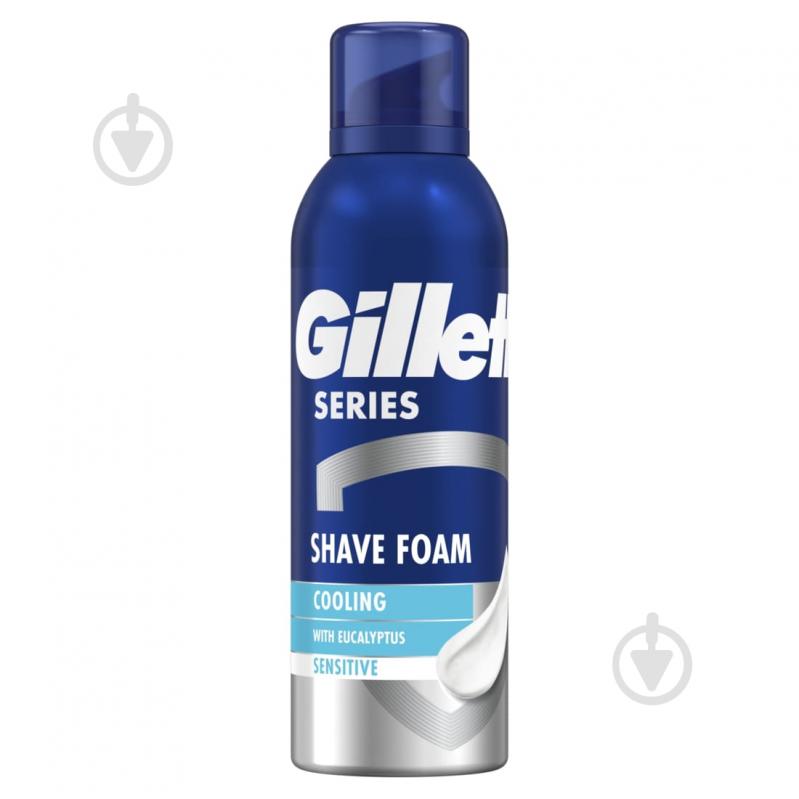 Піна для гоління Gillette Series Охолоджувальна з евкаліптом 200 мл - фото 1