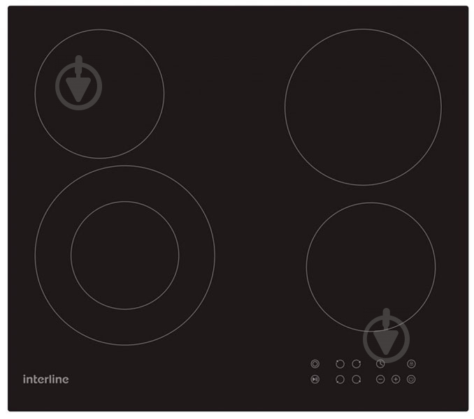 Варильна поверхня електрична Interline VCE 6420 BK - фото 1