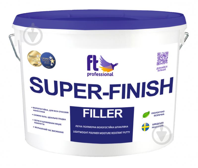 Шпаклевка FT Professional SUPER-FINISH FILLER 16 кг - фото 1