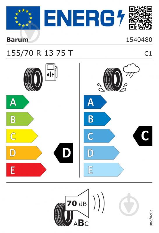 Шина Barum Brillantis 2 155/70 R13 75 T лето - фото 2 Шина Barum Brillantis 2 155/70 R13 75 T лето - фото 2