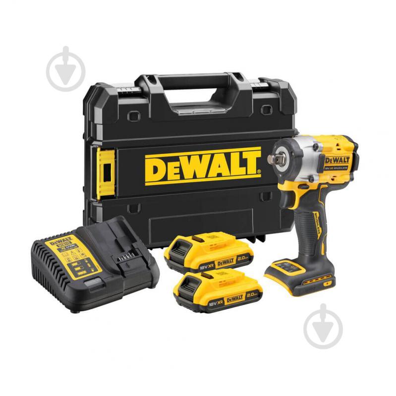 Гайковерт ударный аккумуляторный DeWalt DCF921D2T - фото 1