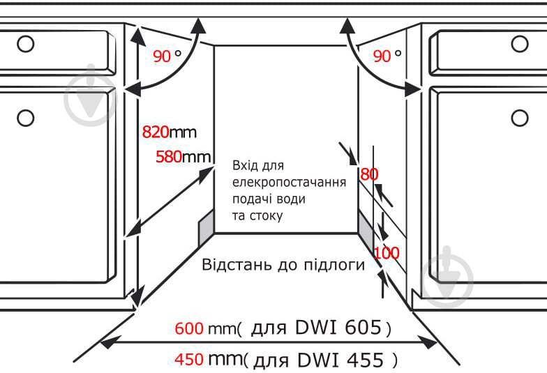 Встраиваемая посудомоечная машина Interline DWI 605 L - фото 15