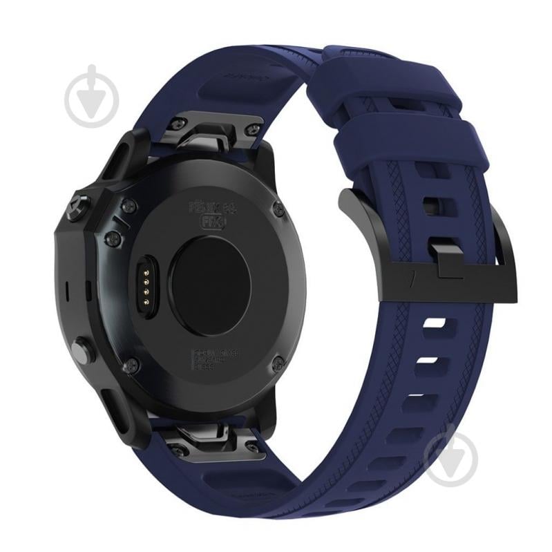 Ремінець Armorstandart Silicone 20 мм для Garmin Fenix 5s/6s Dark Blue ARM60810 - фото 2