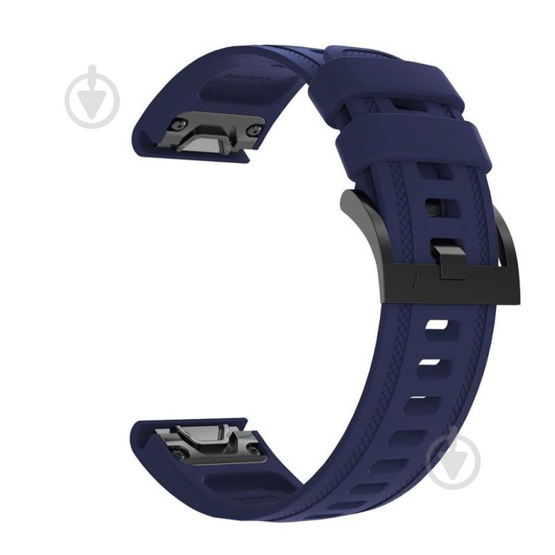 Ремінець Armorstandart Silicone 20 мм для Garmin Fenix 5s/6s Dark Blue ARM60810 - фото 3