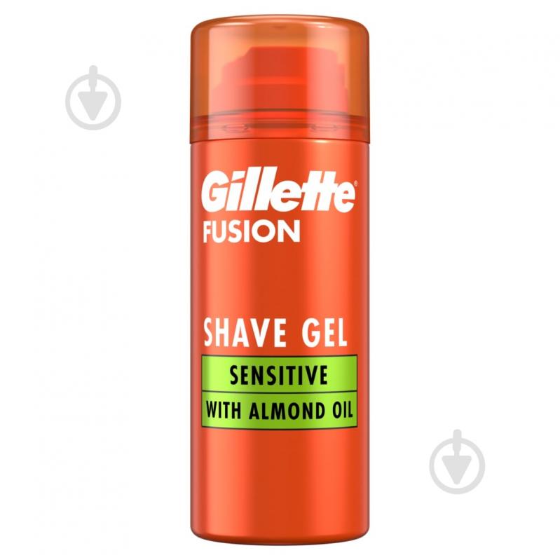 Гель для гоління Gillette Fusion для чутливої шкіри 75 мл - фото 1