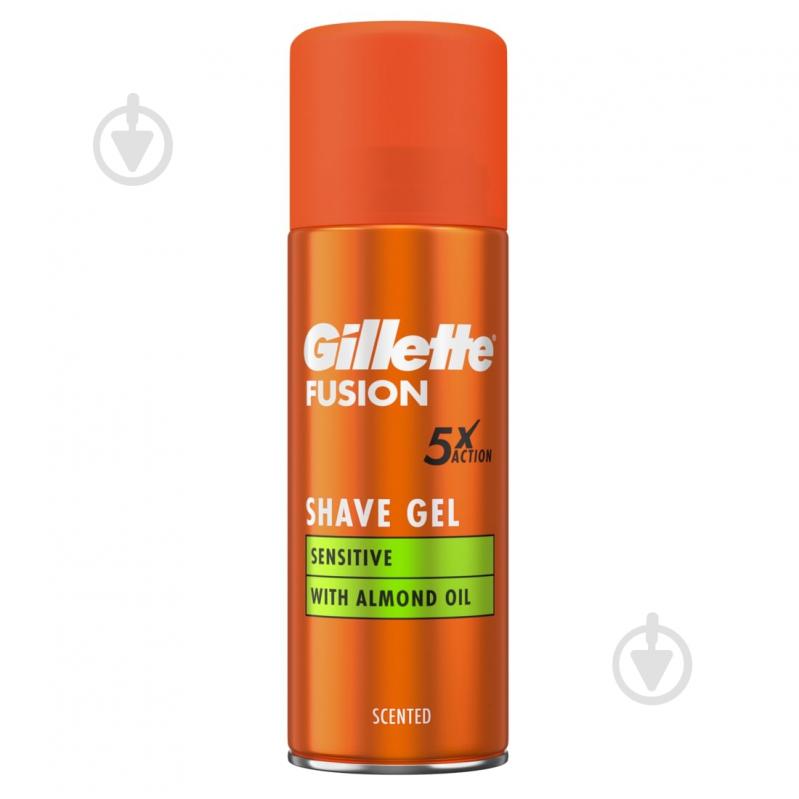 Гель для гоління Gillette Fusion для чутливої шкіри 75 мл - фото 2