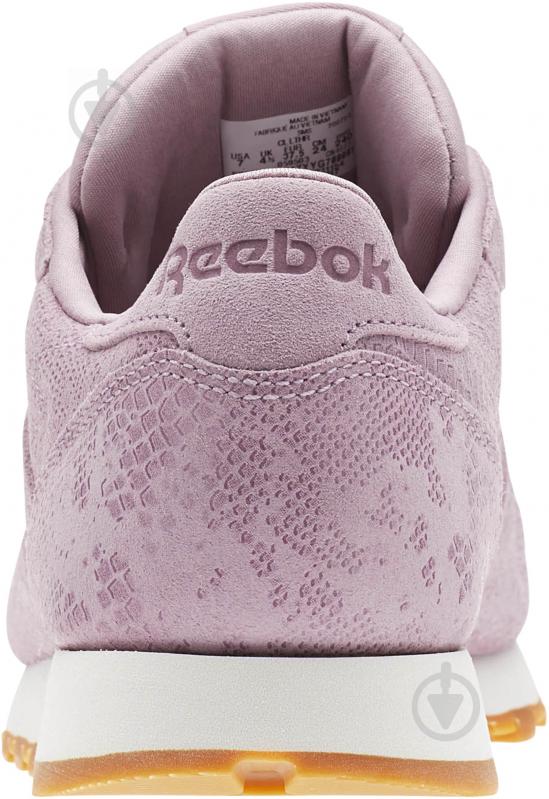 Кроссовки женские зимние Reebok CL LTHR CN4023 р.36 фиолетовые - фото 4