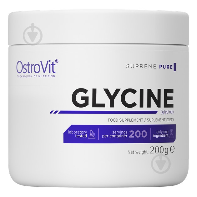 Аминокислота Ostrovit Glycine 200 г - фото 1