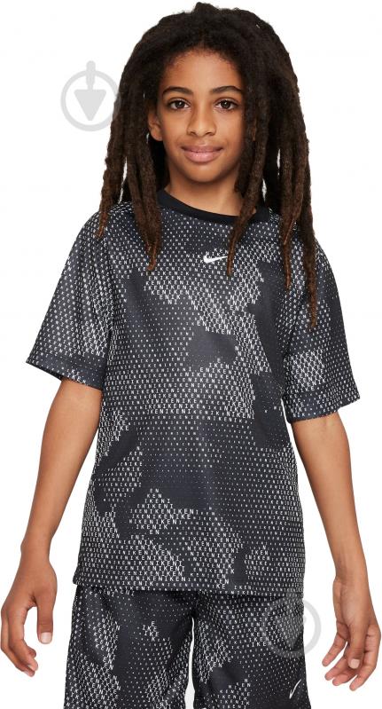 Футболка Nike B NK DF MULTI SS TOP AOP FN8694-010 р.XL чорний - фото 1