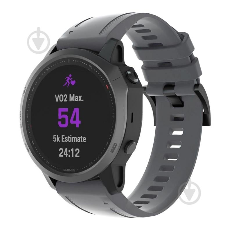 Ремінець Armorstandart Silicone 20 мм для Garmin Fenix 5s/6s ARM60812 - фото 1