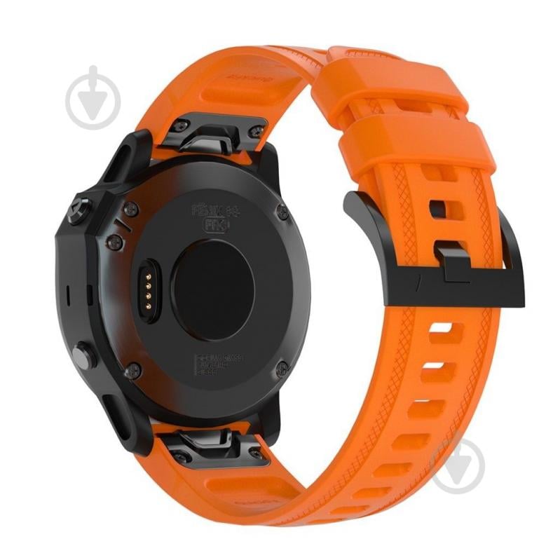 Ремешок Armorstandart Silicone 20 мм для Garmin Fenix 5s/6s Orange ARM60801 - фото 2