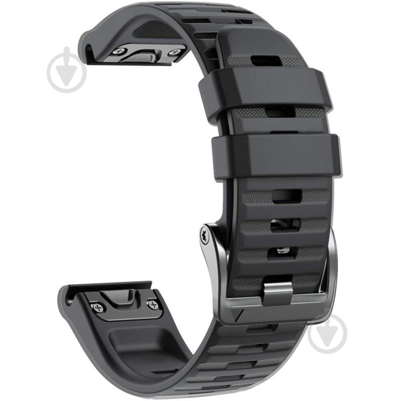 Ремешок Armorstandart Silicone 22 мм для Garmin Fenix 5/6 Black ARM60796 - фото 3