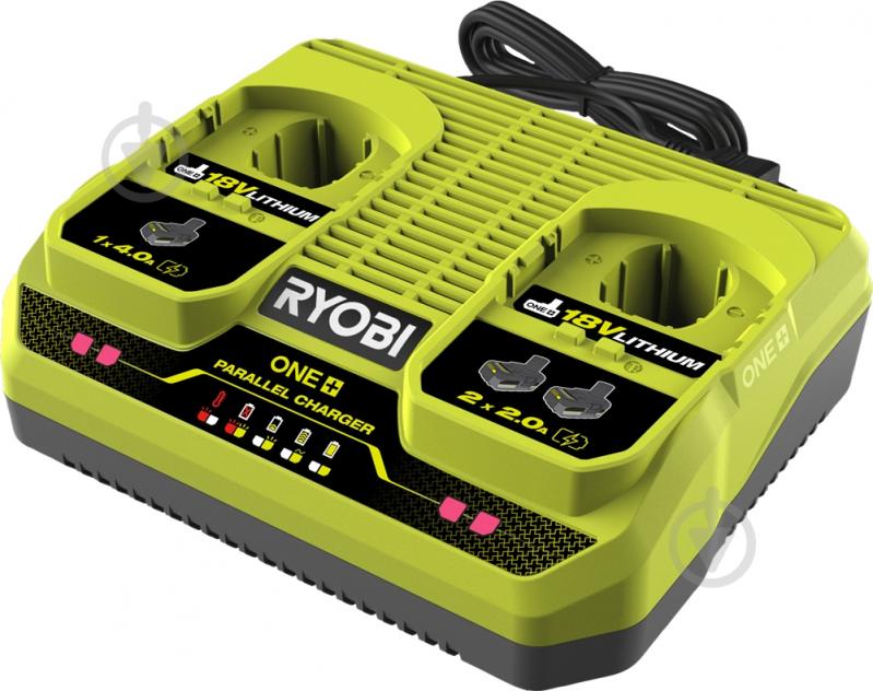 Зарядное устройство RYOBI 18,0V двухпортовый ONE+ RC18240G - фото 1