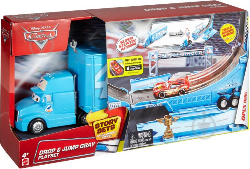 Игровой набор Mattel Disney Cars Грей-транспортер DHF52 - фото 4