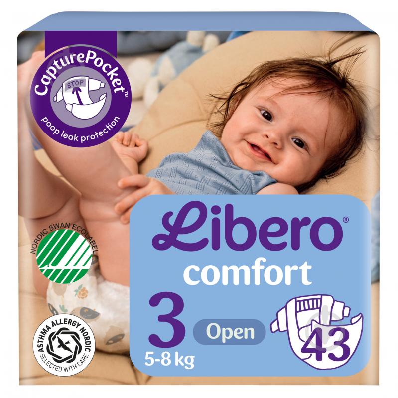 Підгузки Libero Comfort 3 5-8 кг 43 шт. - фото 1 Підгузки Libero Comfort 3 5-8 кг 43 шт. - фото 1