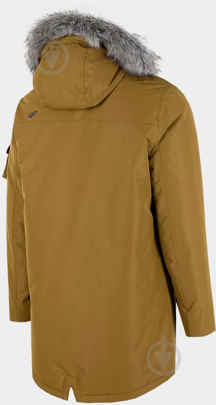 Куртка-парка чоловіча зимова 4F H4Z21-KUM001-81S р.2XL коричнева - фото 4 Куртка-парка чоловіча зимова 4F H4Z21-KUM001-81S р.2XL коричнева - фото 4