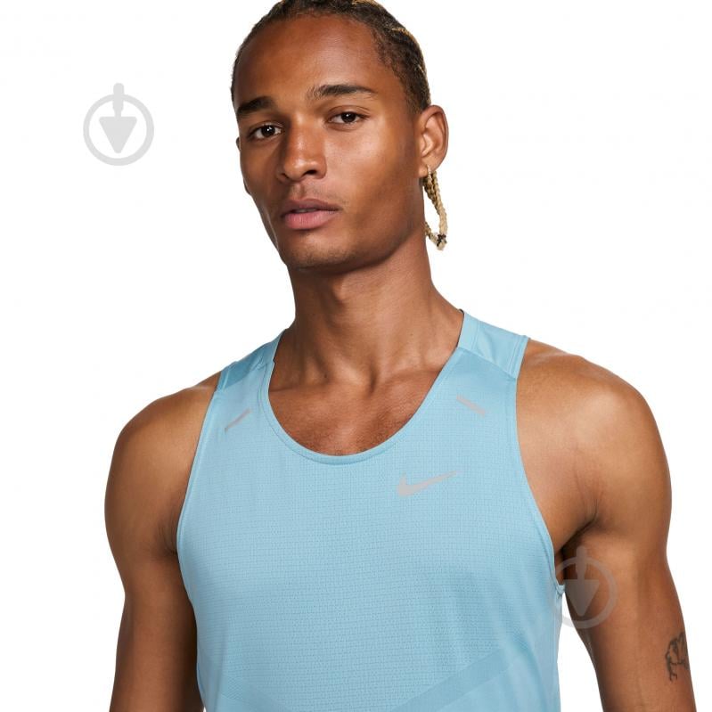 Футболка Nike NK DF RISE 365 TANK CZ9179-464 р.XL голубой - фото 3