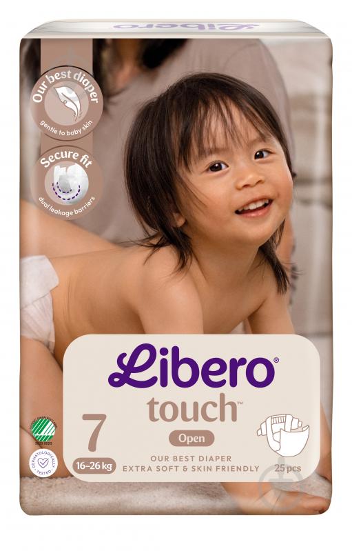 Подгузники Libero Touch 7 16-26 кг 25 шт. - фото 2