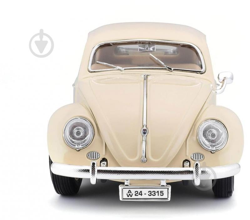 ᐉ Автомодель Bburago 1:18 Volkswagen Käfer Beetle 1955 бежевий 18