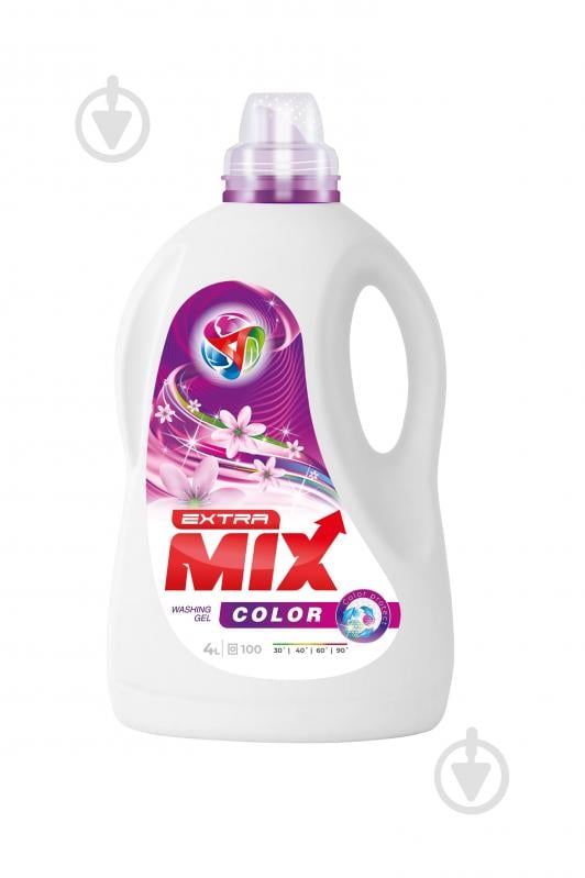 Гель для машинного та ручного прання EXTRA MIX Color 4 л - фото 1