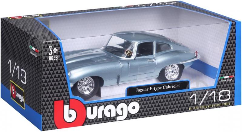 Автомодель Bburago 1:18 Jaguar E-Type Coupe 1961 18-12044 - фото 2