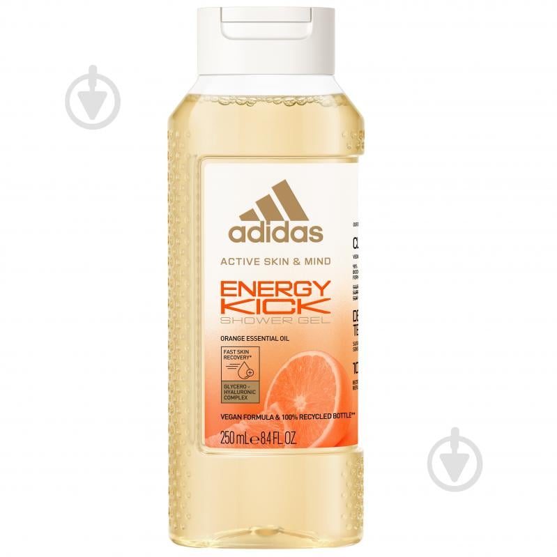 Гель для душа Adidas для женщин Pro line Energy Kick 250 мл - фото 1