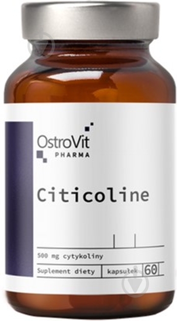 Аминокислота Ostrovit Pharma Citicoline без вкуса 500 мг 60 капс. 30 порц. - фото 1