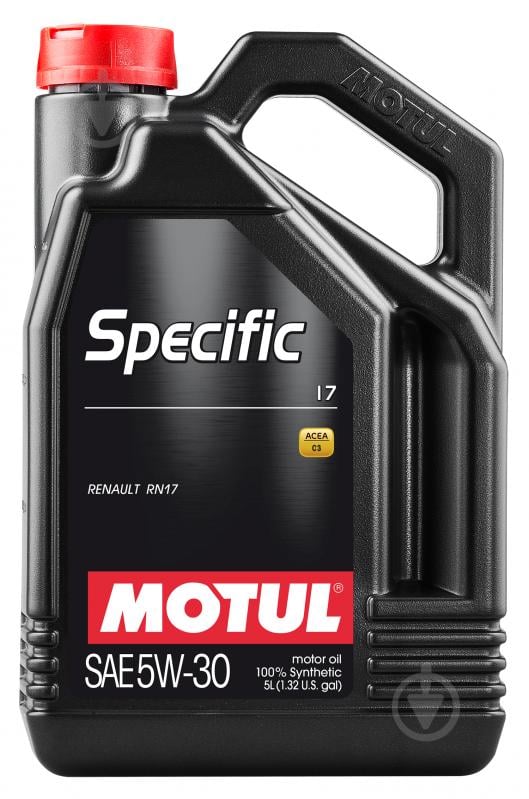 Моторное масло Motul Specific 17 5W-30 5 л (SPECIFIC 17 5W30 5L) - фото 1