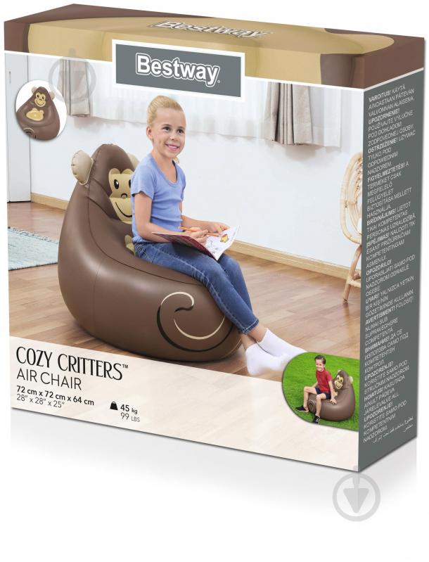 Кресло Bestway ø72 Cozy Critters - фото 24