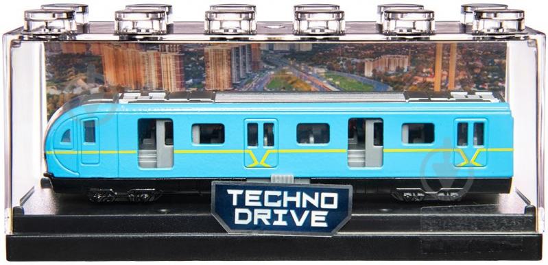 Модель TechnoDrive 1:43 Вагон Метро 250417CG - фото 1