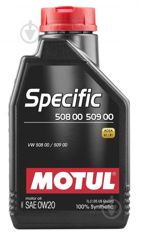 Моторное масло Motul Specific 508 00 509 00 0W-20 1 л (107385) - фото 1