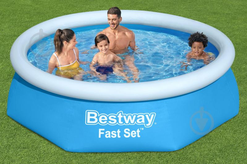 Бассейн надувной Bestway Fast Set 244x61 см - фото 4 Бассейн надувной Bestway Fast Set 244x61 см - фото 4