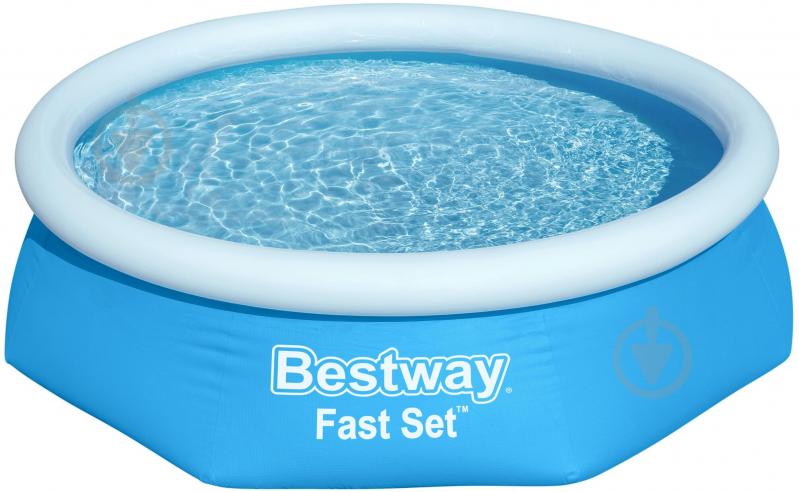 Бассейн надувной Bestway Fast Set 244x61 см - фото 1 Бассейн надувной Bestway Fast Set 244x61 см - фото 1