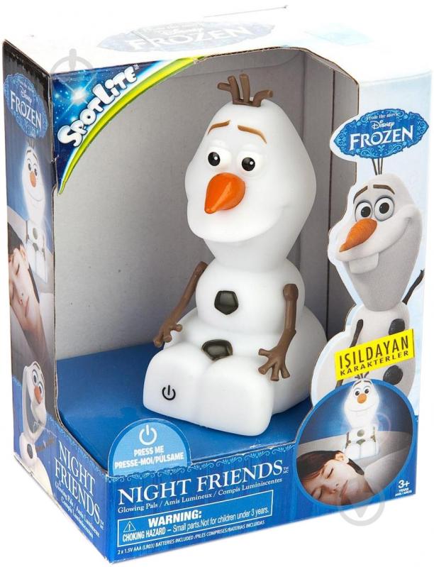 Ночник Disney Frozen Олаф белый 40450 - фото 2