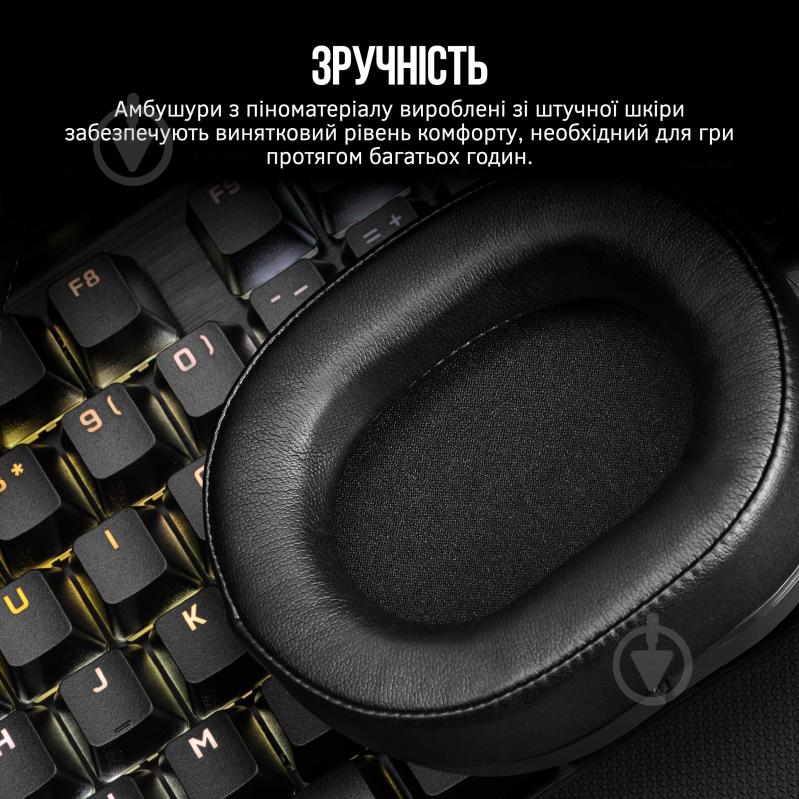 Наушники Corsair HS55 Stereo Headset carbon (CA-9011260-EU) - фото 5